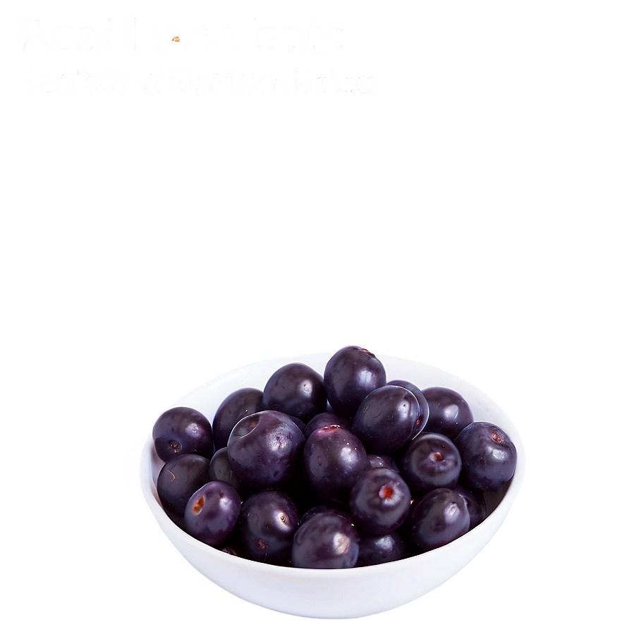 Acai Nutritional Facts Chart Png 06252024 PNG image