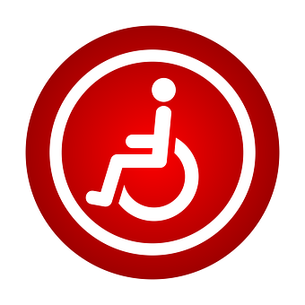 Accessible Parking Sign PNG image