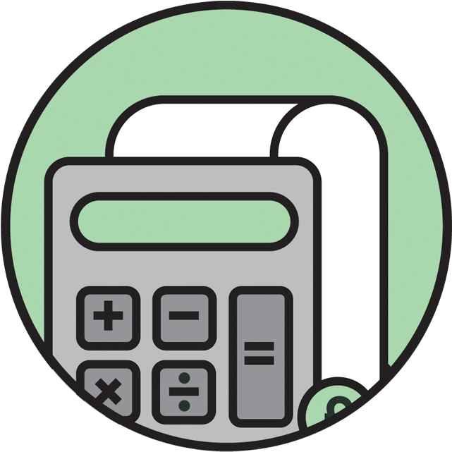 Accounting Calculator Icon PNG image