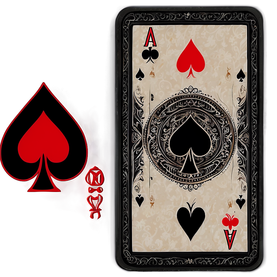 Ace Card Drawing Png 06252024 PNG image