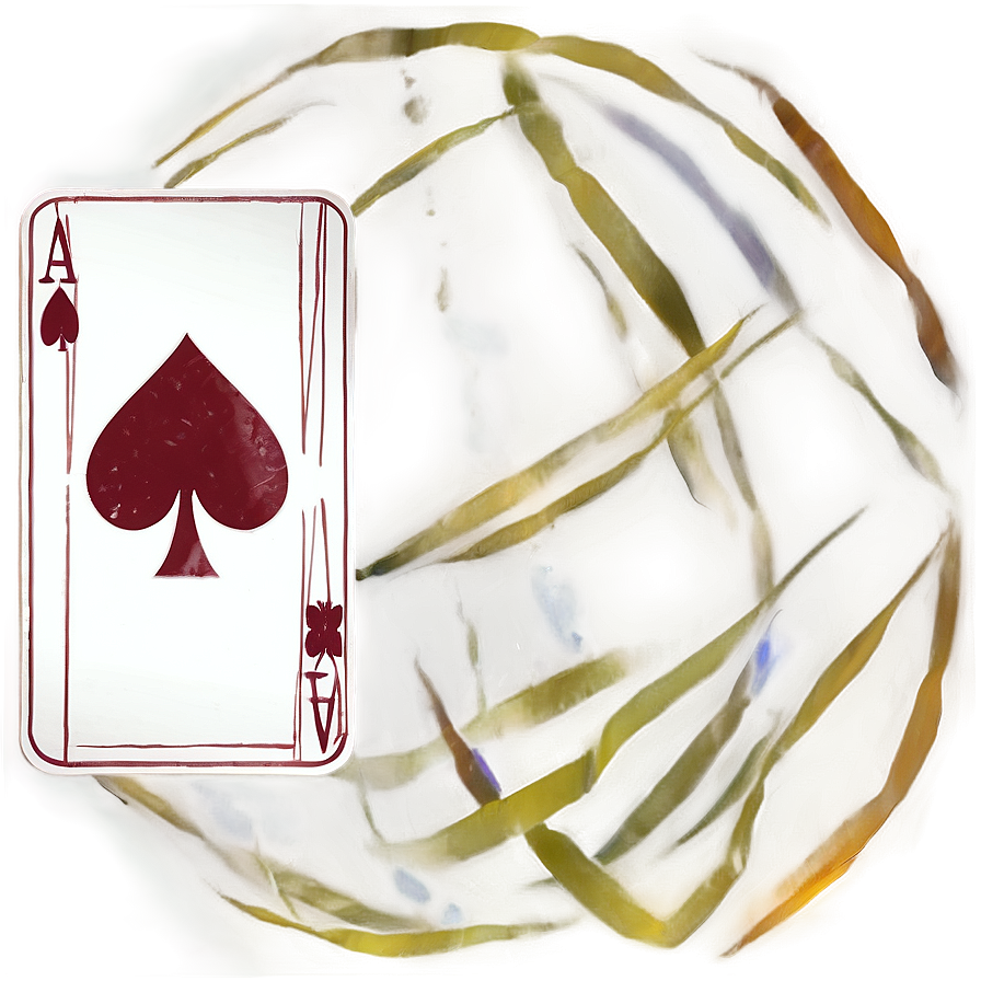 Ace Card In Circle Png 06252024 PNG image