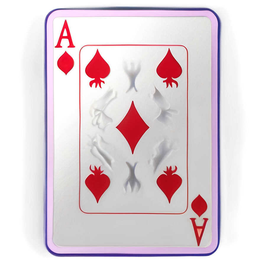 Ace Card Outline Png 4 PNG image