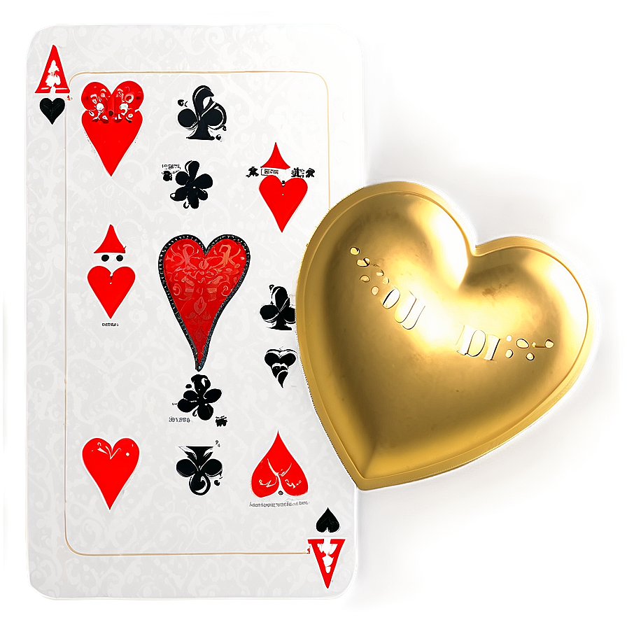 Ace Card With Heart Png 69 PNG image