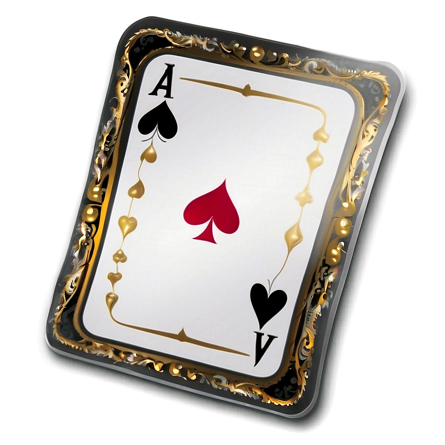 Ace Card With Light Png Fky83 PNG image