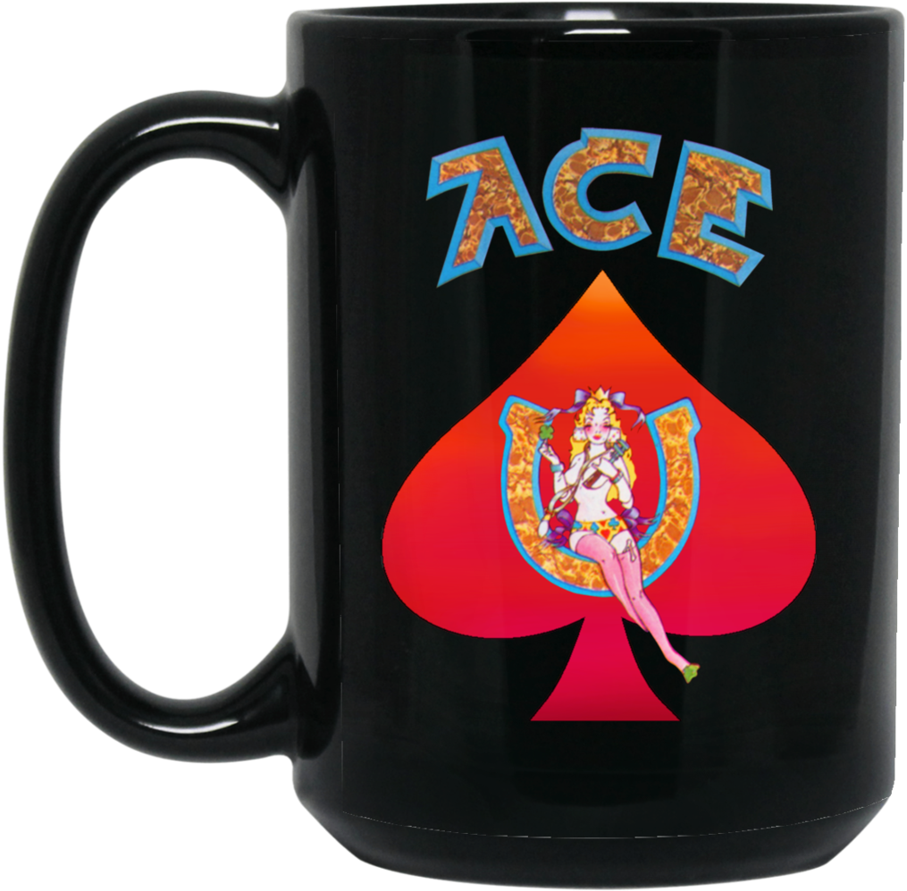 Aceof Spades Fantasy Art Mug PNG image