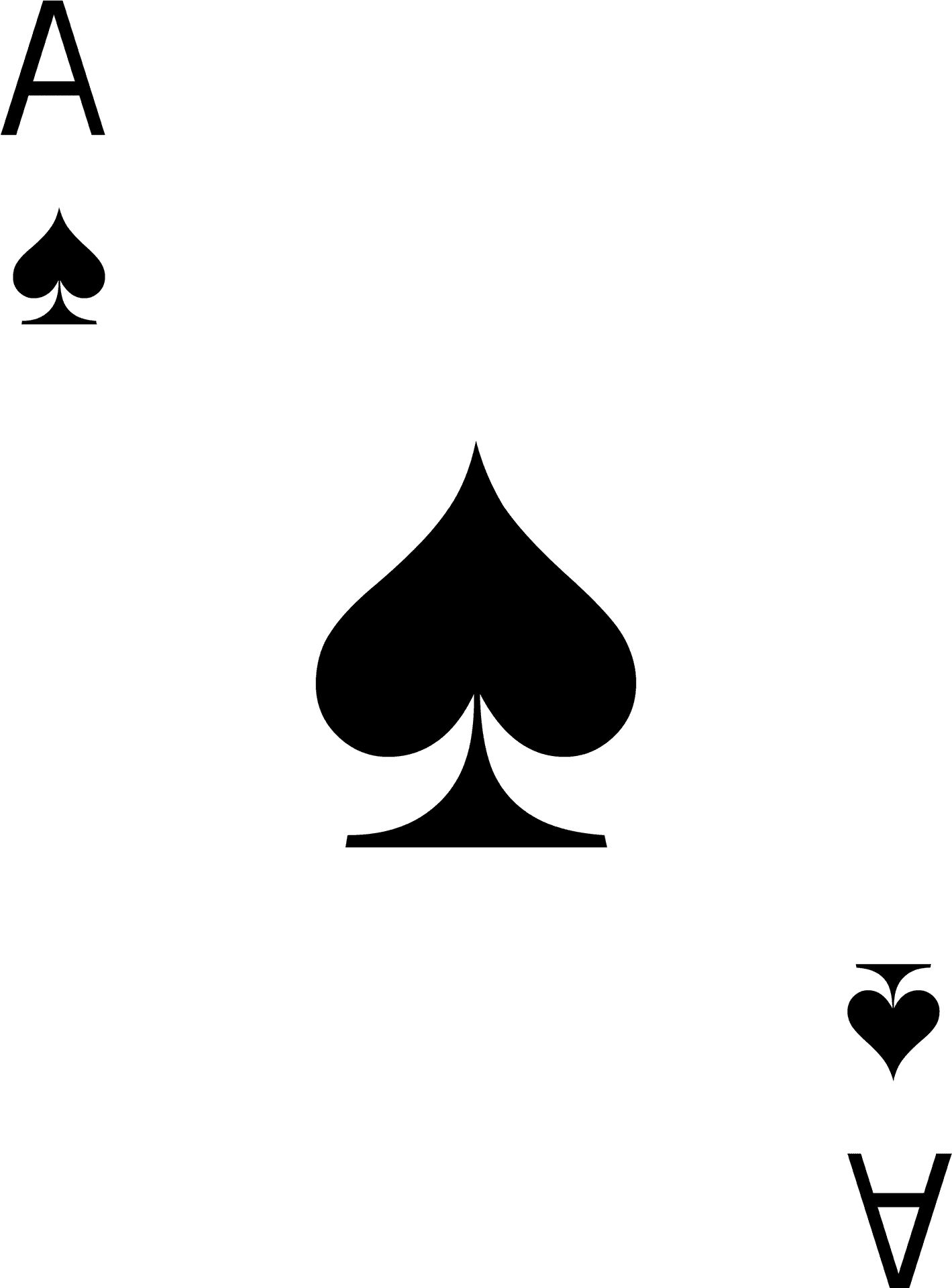 Aceof Spades Icon PNG image