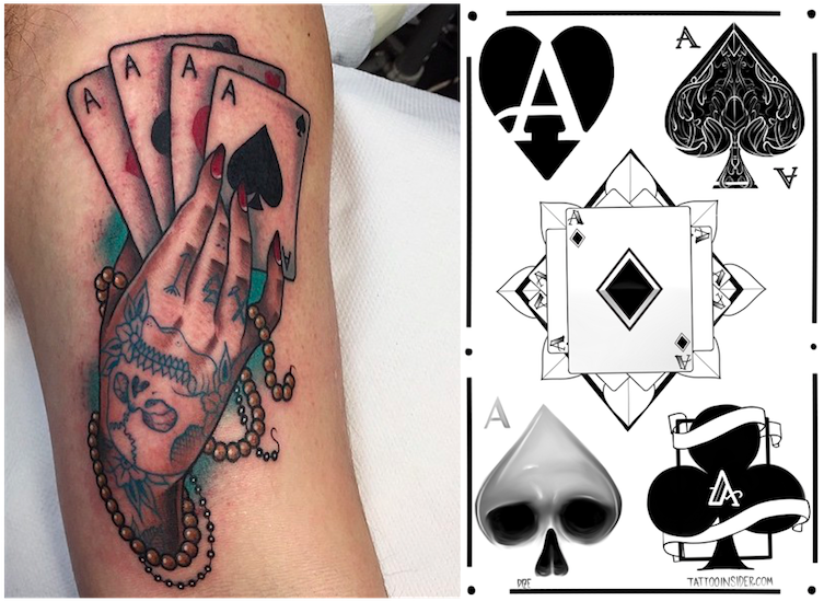 Aceof Spades Tattoo Designs PNG image