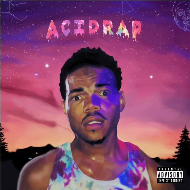 Acid Rap Album Cover Art PNG image