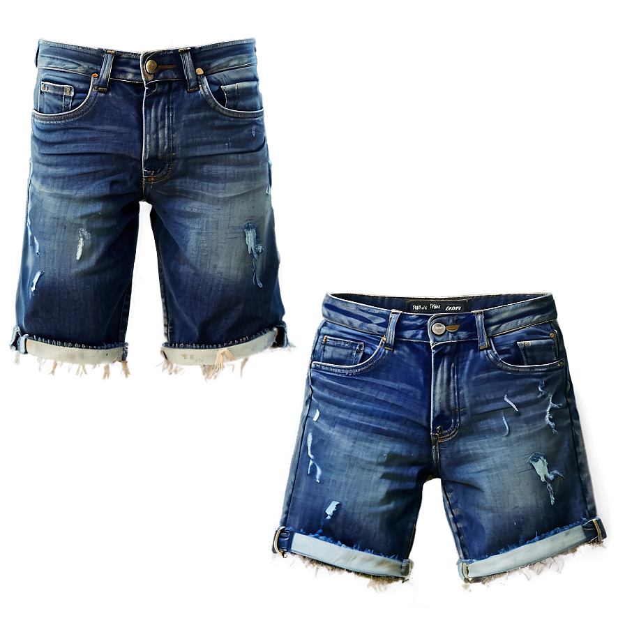 Acid Wash Jorts Png 06132024 PNG image