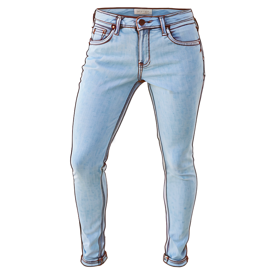 Acid Wash Skinny Jeans Png 29 PNG image