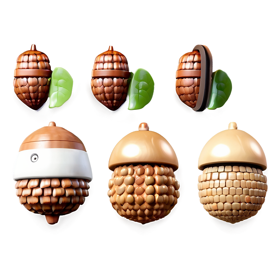 Acorn Collection Set Png Idk PNG image