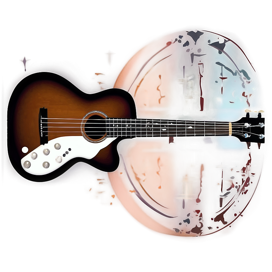 Acoustic Bass Guitar Png 26 PNG image