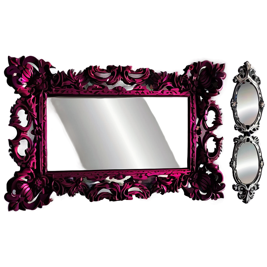 Acrylic Mirror Frame Png 52 PNG image