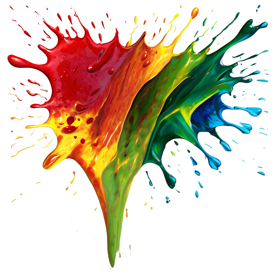 Acrylic Paint Splash Png 25 PNG image