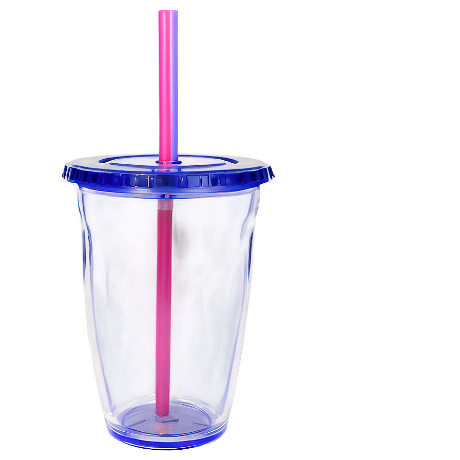 Acrylic Tumbler Cup With Straw Png Juk PNG image