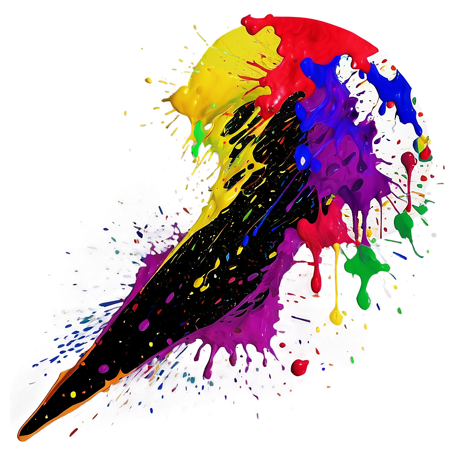 Action Painting Splatter Effect Png 49 PNG image