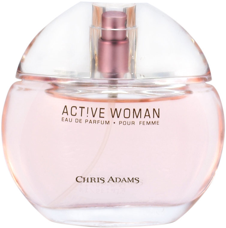 Active Woman Perfume Bottle Chris Adams PNG image