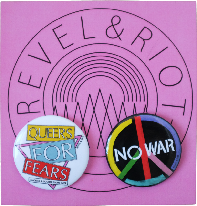 Activism Buttons Pink Background PNG image