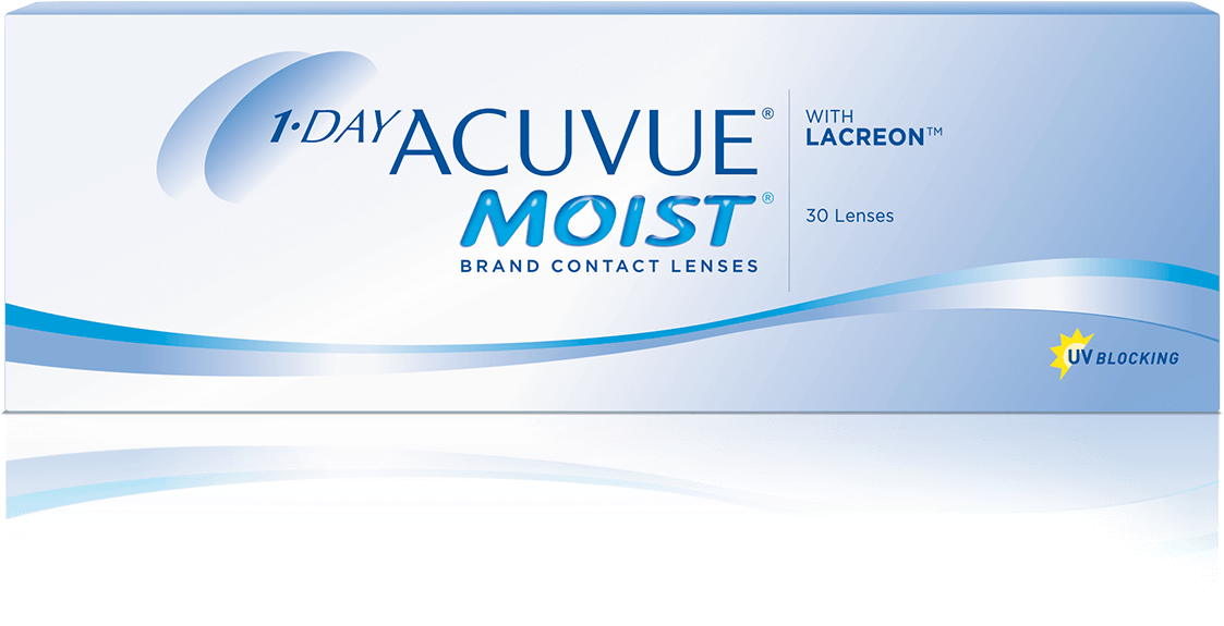 Acuvue Moist Contact Lenses Packaging PNG image