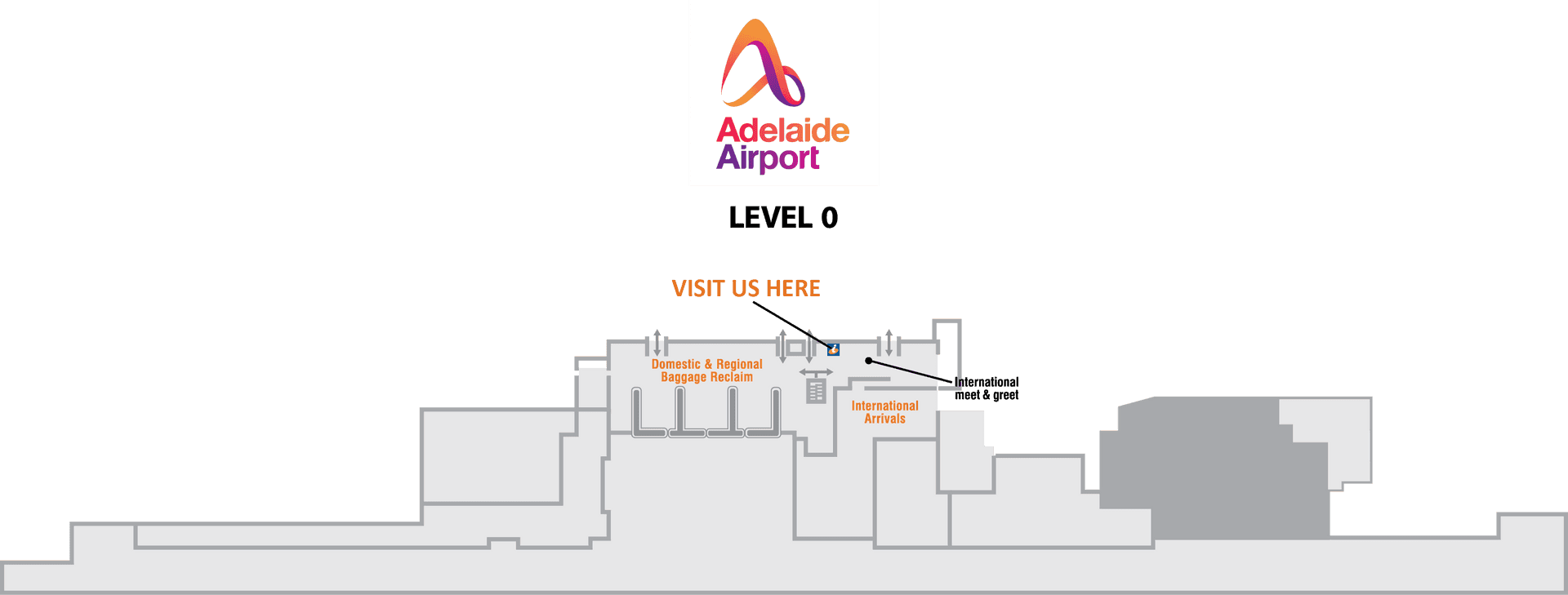 Adelaide Airport Level0 Map PNG image