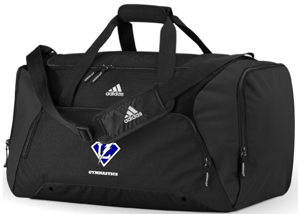 Adidas Black Gymnastics Duffel Bag PNG image