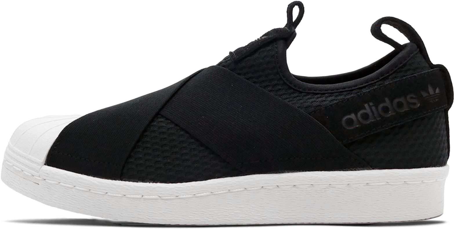 Adidas Black Slip On Sneaker PNG image