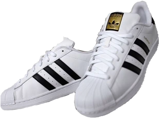 Adidas Classic White Black Sneakers PNG image