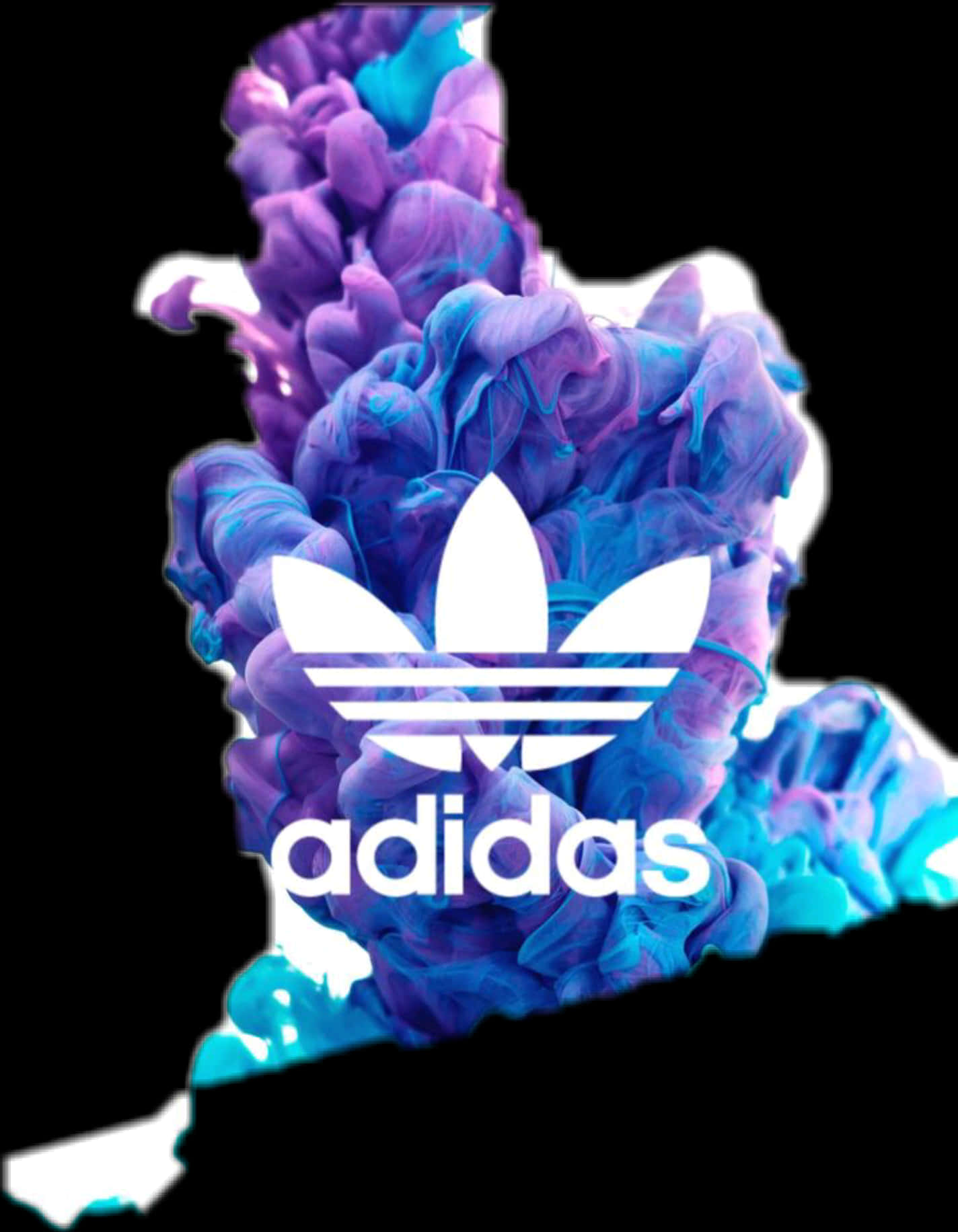 Adidas Logo Artistic Ink Design PNG image