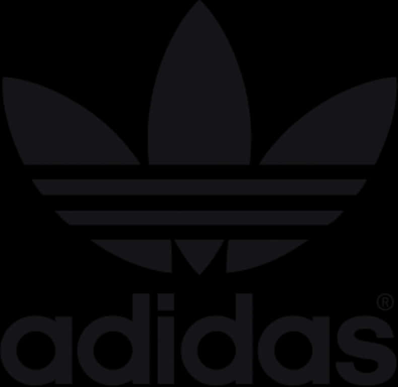 Adidas Originals Logo Black PNG image