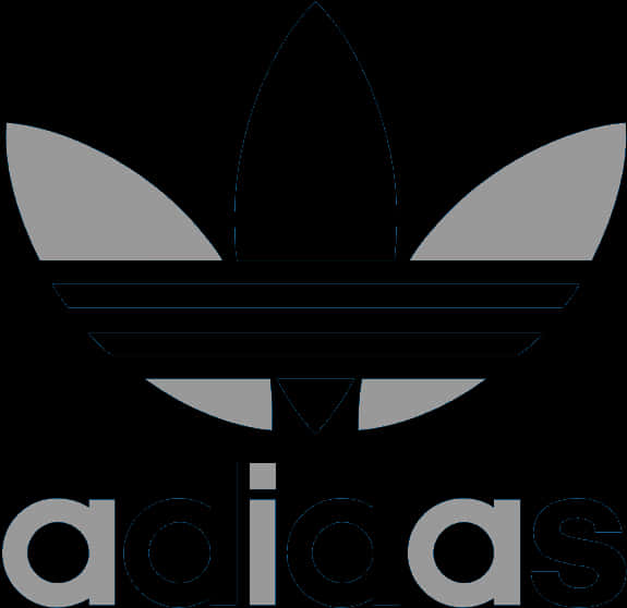 Adidas Trefoil Logo Black PNG image