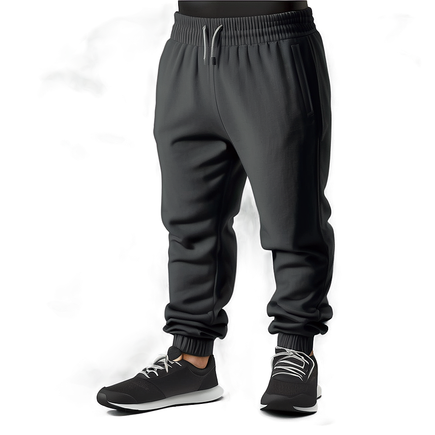 Adjustable Black Sweatpants Png 56 PNG image