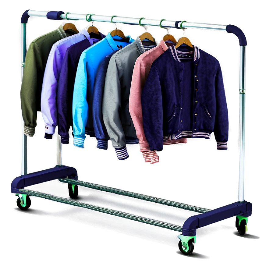 Adjustable Clothes Rack Png 06272024 PNG image