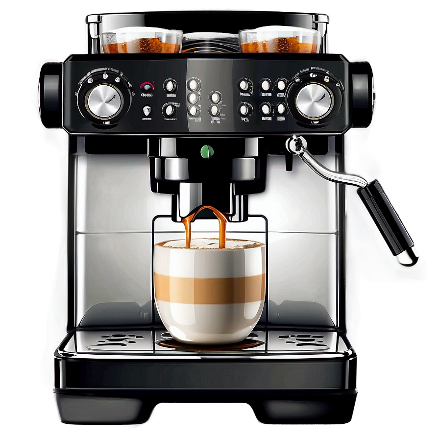 Adjustable Coffee Machine Png 06262024 PNG image