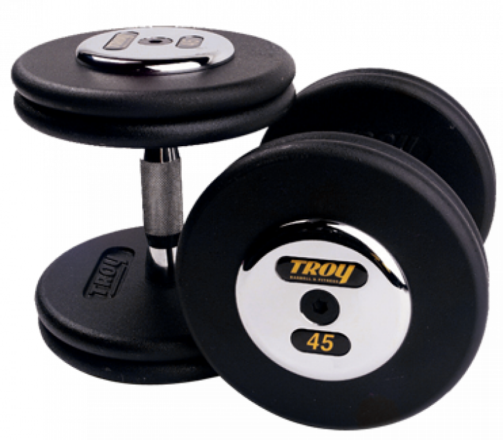 Adjustable Dumbbell Set Troy Brand PNG image