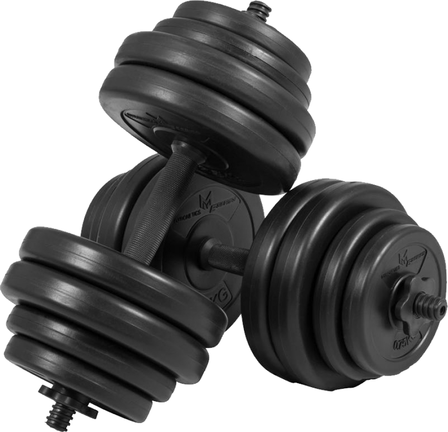 Adjustable Dumbbells Fitness Equipment PNG image