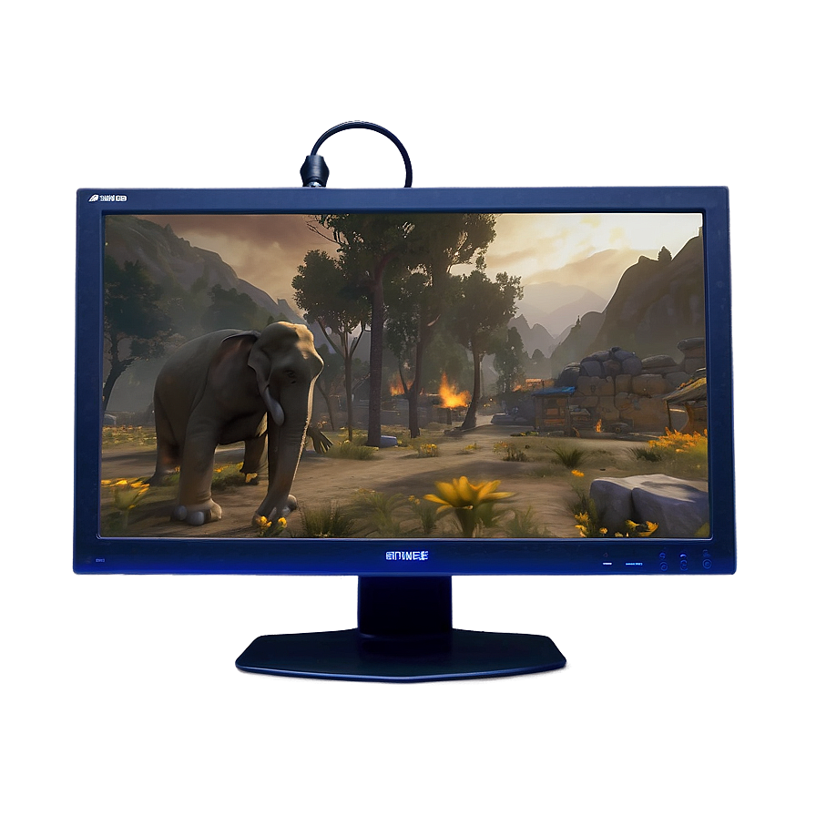 Adjustable Gaming Monitor Png 06212024 PNG image