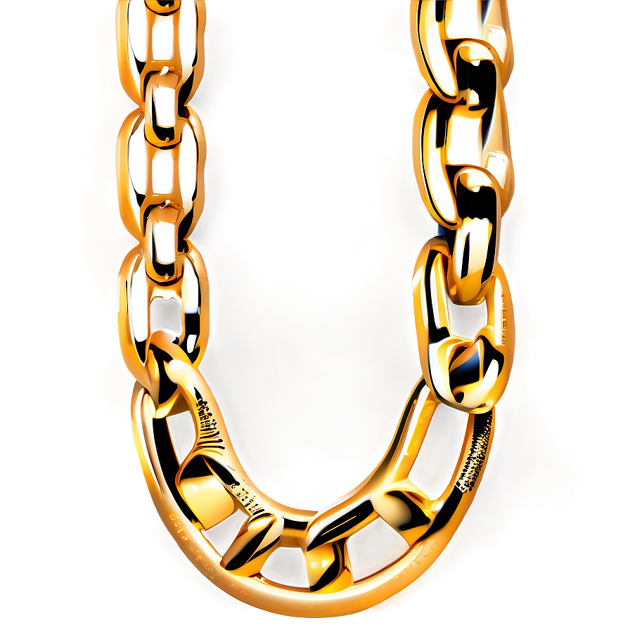 Adjustable Gold Chain Png 05042024 PNG image