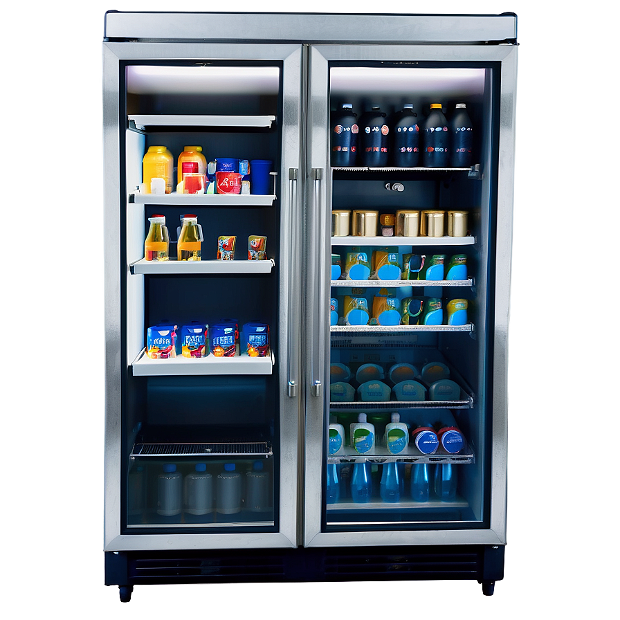 Adjustable Shelf Refrigerator Png 05252024 PNG image