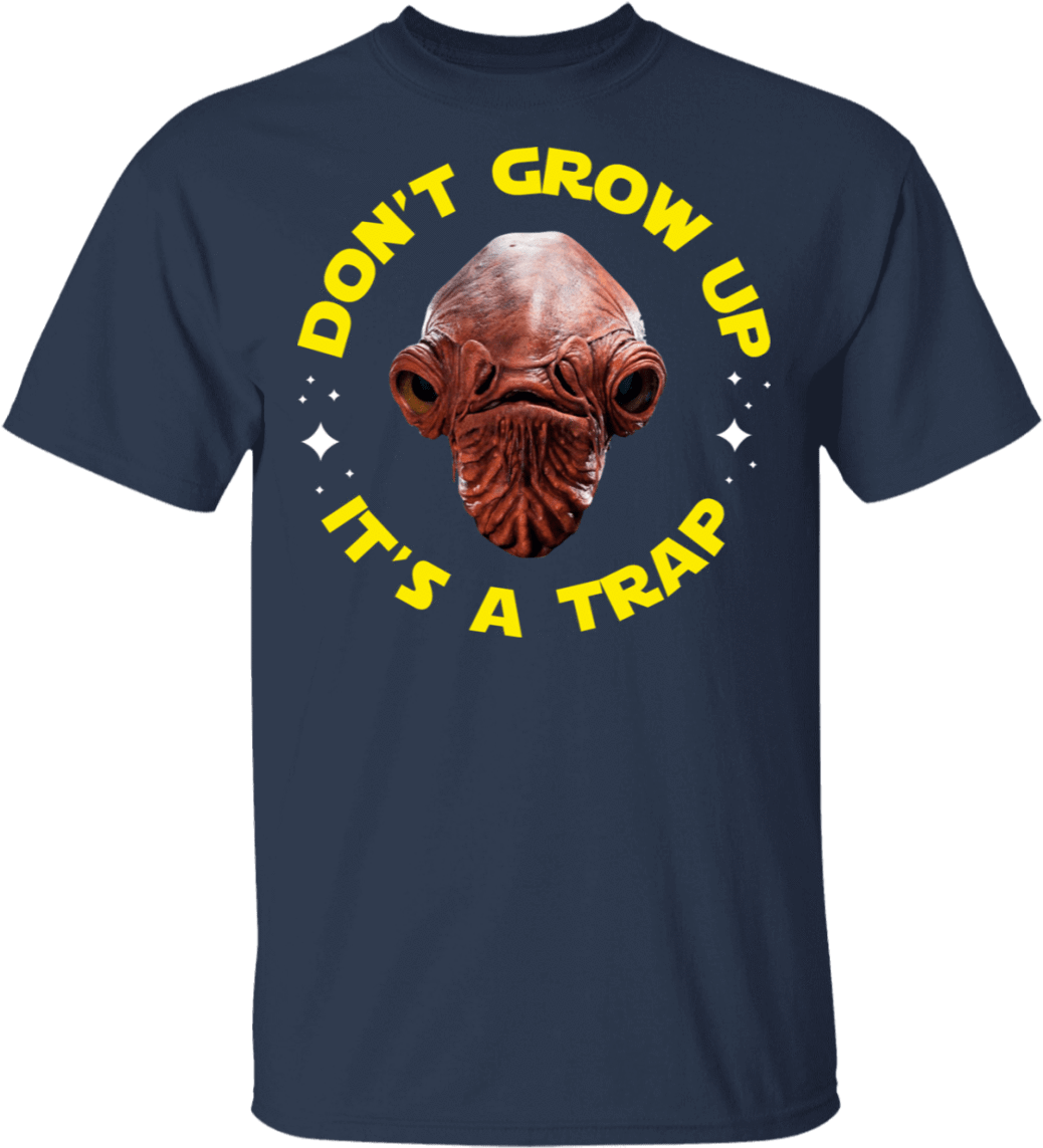 Admiral Ackbar Trap T Shirt PNG image
