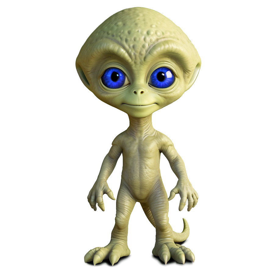 Adorable Alien Cartoon Png 26 PNG image