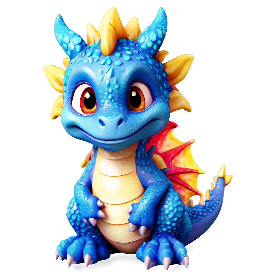 Adorable Baby Dragon Png 06262024 PNG image