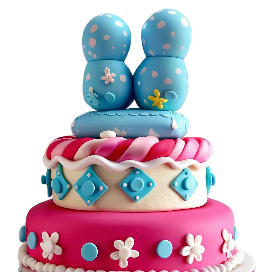 Adorable Baby Shower Cake Topper Png 46 PNG image