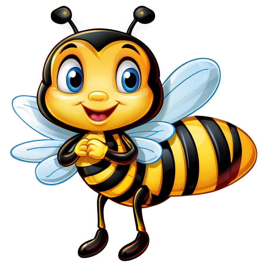 Adorable Bee Cartoon Png 61 PNG image