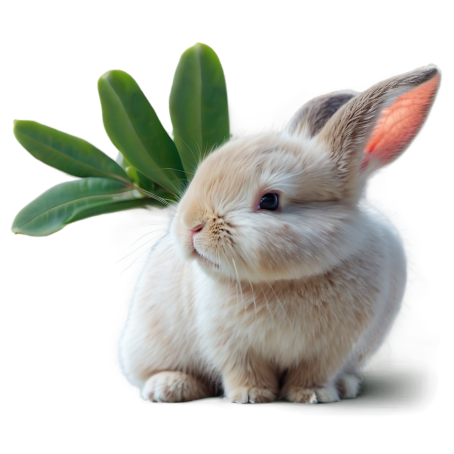 Adorable Bunny Illustration Png 05212024 PNG image