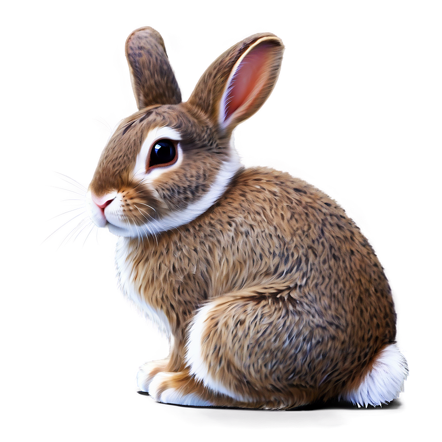 Adorable Bunny Illustration Png 41 PNG image