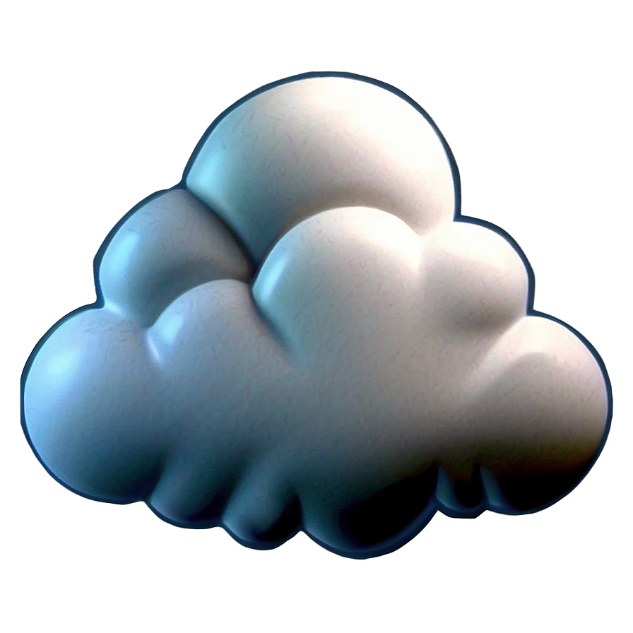 Adorable Cloud Illustration Png 55 PNG image