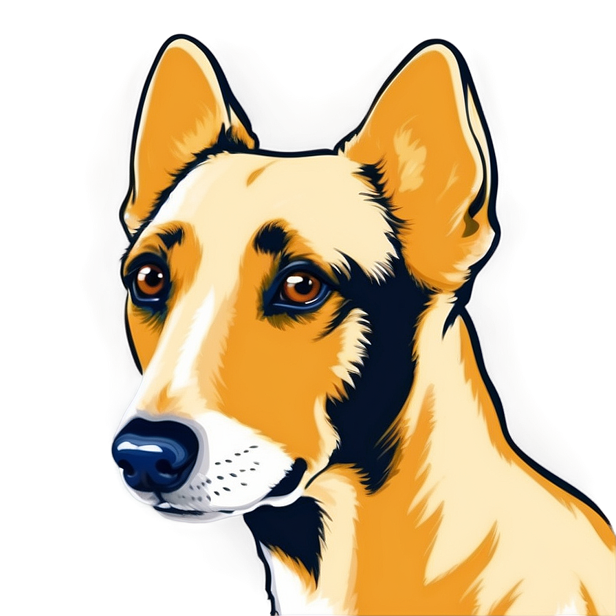 Adorable Dog Face Outline Png Xlr PNG image