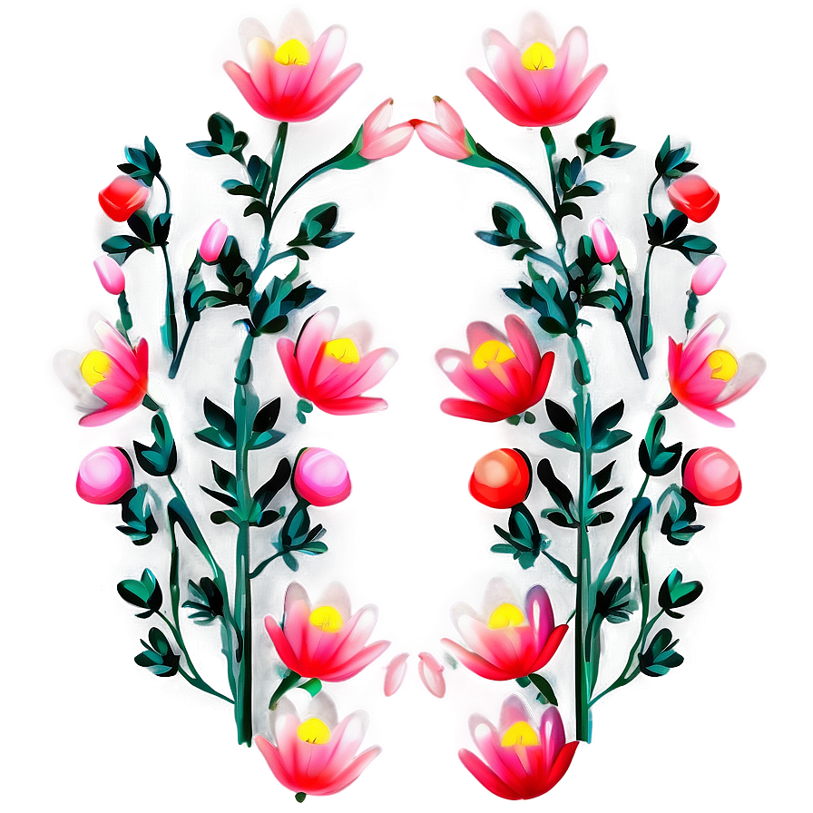 Adorable Floral Design Png Soy PNG image