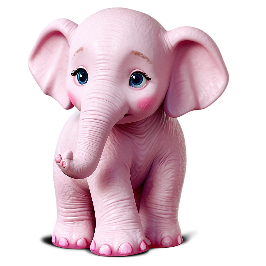 Adorable Pink Elephant Png Oey16 PNG image