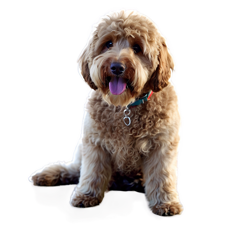 Adult Labradoodle Dog Png Cmy PNG image